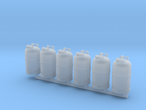 Propane tank 01. 1:24 Scale  in Smooth Fine Detail Plastic