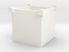 盆栽盒 in White Processed Versatile Plastic