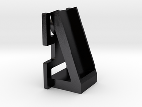 Phone Holder in Polished and Bronzed Black Steel