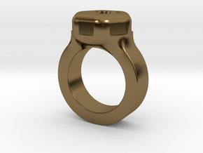 Ring in Polished Bronze