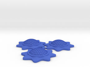 Stackable Shield Token 3 Pack for X-Wing Miniature in Blue Processed Versatile Plastic