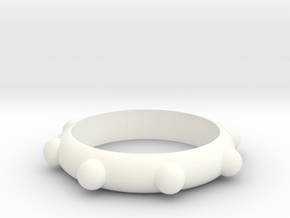 The ring in White Processed Versatile Plastic