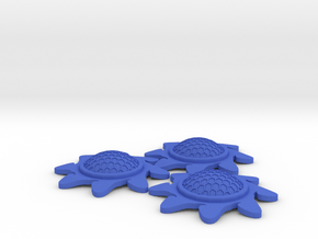 X-Wing Stackable Shield Token 3 Pack (Starburst) in Blue Processed Versatile Plastic