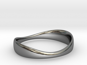 Silverflow Ring 16mm in Fine Detail Polished Silver