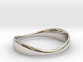 Silverflow Ring 16mm in Platinum