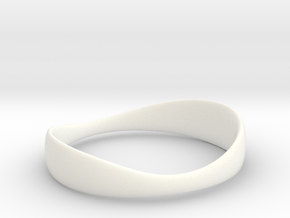 Silverflow Ring 16mm in White Processed Versatile Plastic