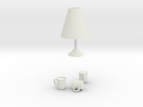 table lamp easy in White Natural Versatile Plastic