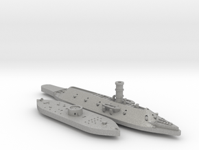1:1200 Ironclad USS Monitor & CSS Virginia in Aluminum