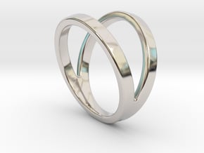 Split Ring Size US 9.5 in Platinum