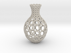 Gradient Ring Vase in Natural Sandstone