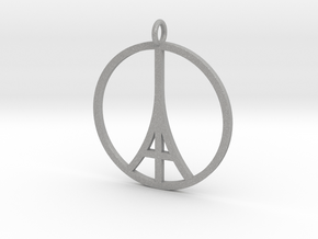 Paris Peace Pendant in Aluminum