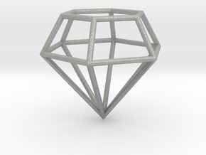 Diamond Frame Pendant in Aluminum