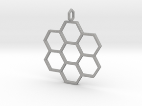 Honeycomb Pendant in Aluminum