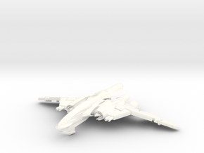 WingSerpent Class War Bird in White Processed Versatile Plastic