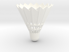 Badmintonfederball in White Processed Versatile Plastic