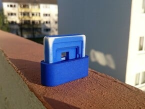 CPU Delid tool Part 2 of 2 in Blue Processed Versatile Plastic