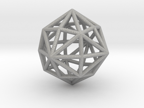 0397 Disdyakis Dodecahedron E (a=1cm) #001 in Aluminum