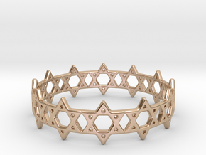 David Bracelet 65 in 14k Rose Gold Plated Brass