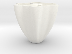 Pillar-base for Palmiga Globe Bouquet Vase in White Processed Versatile Plastic
