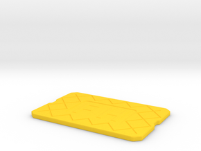 Coaster FH in Yellow Processed Versatile Plastic