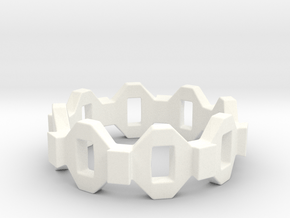 Zero Ring in White Processed Versatile Plastic