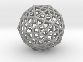 0400 Truncated Icosahedron + Pentakis Dodecahedron in Aluminum