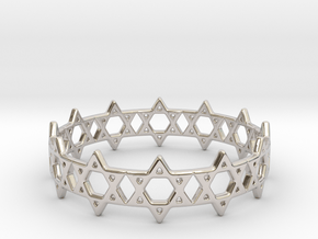 David Bracelet 73 in Platinum