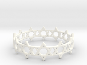 David Bracelet 73 in White Processed Versatile Plastic