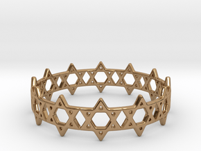 David Bracelet 80 in Polished Brass