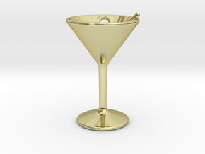 Martini Little Earring in 18k Gold Plated Brass