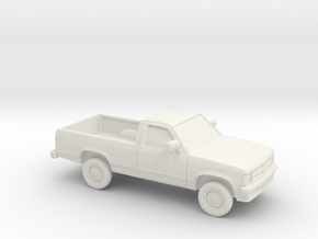 1/87 1987-90 Dodge Dakota in White Natural Versatile Plastic