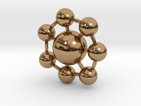 Ball Pendant in Polished Brass