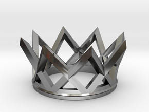 Watch The Crown in Fine Detail Polished Silver