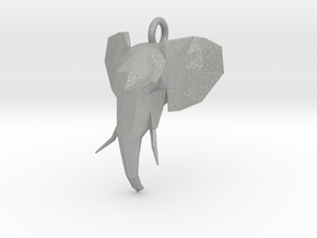 Elephant Head in Aluminum