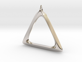 Triangle Pendant in Platinum