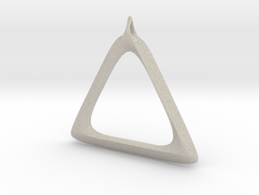 Triangle Pendant in Natural Sandstone