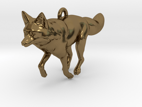 Fox in Polished Bronze