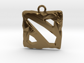 DOTA 2 Emblem in Polished Bronze