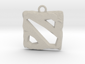 DOTA 2 Emblem in Natural Sandstone