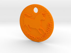 Mark of Caesar in Orange Processed Versatile Plastic