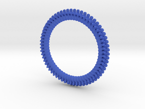 Spine cockring in Blue Processed Versatile Plastic