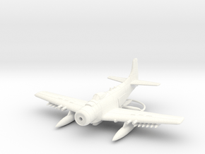 1/144 Douglas AD-6 (A-1H) Skyraider in White Processed Versatile Plastic