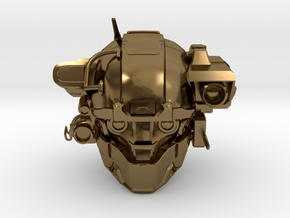 Halo 5 Argus/linda 1/6 scale helmet in Polished Bronze
