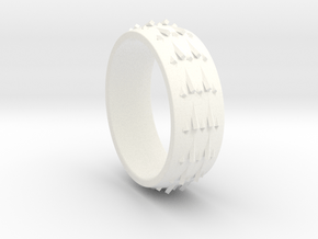 RidgeBack Ring Size 6 in White Processed Versatile Plastic