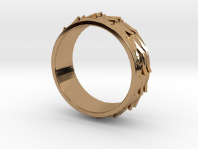 RidgeBack Ring Size 7.5 in Polished Brass