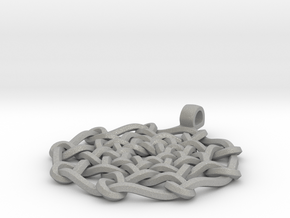 Celtic Knot Pendant 02 in Aluminum