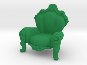 Arm Chair in Green Processed Versatile Plastic