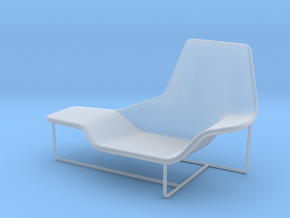 Lama 921 Lounge Chair 1:24 in Tan Fine Detail Plastic
