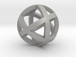 0401 Spherical Cuboctahedron (d=2.2cm) #001 in Aluminum