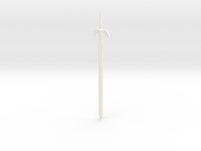 Master Sword in White Processed Versatile Plastic